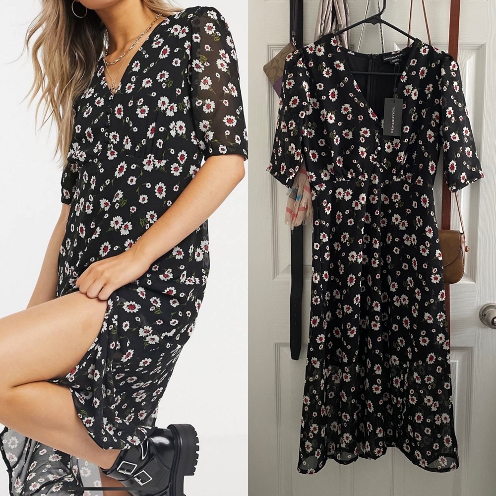 NWT* Midi tea dress in daisy floral
